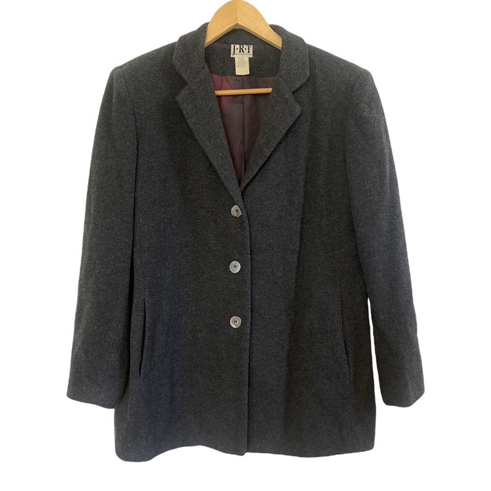 Vintage JRT by Newport News Grey Wool Coat